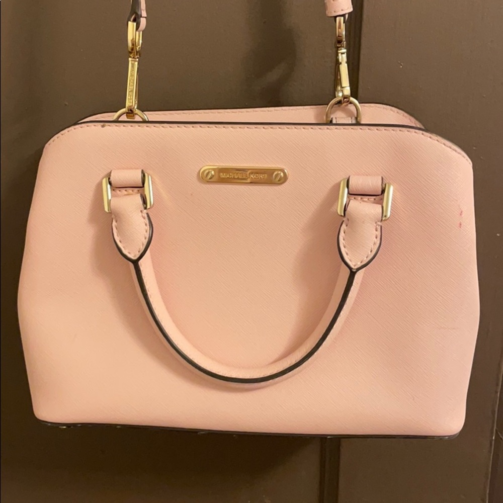Baby pink Michael Kors purse